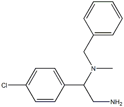 [2-amino-1-(4-chlorophenyl)ethyl](benzyl)methylamine Struktur