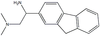 [2-amino-2-(9H-fluoren-2-yl)ethyl]dimethylamine Struktur