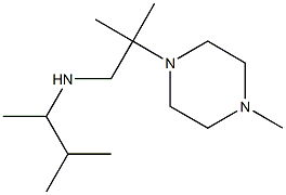 [2-methyl-2-(4-methylpiperazin-1-yl)propyl](3-methylbutan-2-yl)amine Struktur