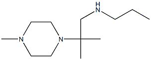 [2-methyl-2-(4-methylpiperazin-1-yl)propyl](propyl)amine Struktur