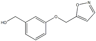 [3-(1,2-oxazol-5-ylmethoxy)phenyl]methanol Struktur