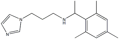 [3-(1H-imidazol-1-yl)propyl][1-(2,4,6-trimethylphenyl)ethyl]amine Struktur