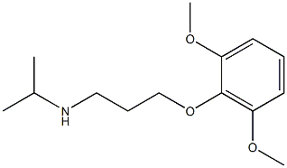 [3-(2,6-dimethoxyphenoxy)propyl](propan-2-yl)amine Struktur