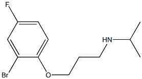 [3-(2-bromo-4-fluorophenoxy)propyl](propan-2-yl)amine Struktur