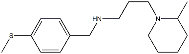 [3-(2-methylpiperidin-1-yl)propyl]({[4-(methylsulfanyl)phenyl]methyl})amine Struktur