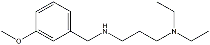 [3-(diethylamino)propyl][(3-methoxyphenyl)methyl]amine Struktur