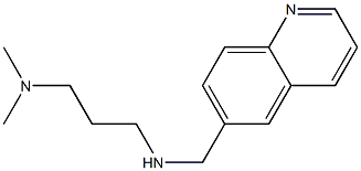 [3-(dimethylamino)propyl](quinolin-6-ylmethyl)amine Struktur