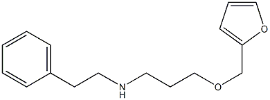 [3-(furan-2-ylmethoxy)propyl](2-phenylethyl)amine Struktur