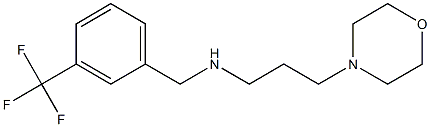 [3-(morpholin-4-yl)propyl]({[3-(trifluoromethyl)phenyl]methyl})amine Struktur