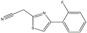 [4-(2-fluorophenyl)-1,3-thiazol-2-yl]acetonitrile Struktur