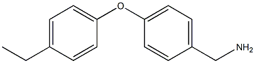 [4-(4-ethylphenoxy)phenyl]methanamine Struktur