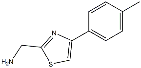 [4-(4-methylphenyl)-1,3-thiazol-2-yl]methanamine Struktur