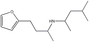 [4-(furan-2-yl)butan-2-yl](4-methylpentan-2-yl)amine Struktur