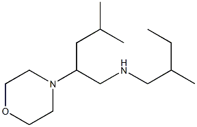 [4-methyl-2-(morpholin-4-yl)pentyl](2-methylbutyl)amine Struktur