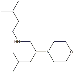 [4-methyl-2-(morpholin-4-yl)pentyl](3-methylbutyl)amine Struktur