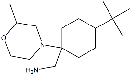 [4-tert-butyl-1-(2-methylmorpholin-4-yl)cyclohexyl]methanamine Struktur