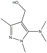 [5-(dimethylamino)-1,3-dimethyl-1H-pyrazol-4-yl]methanol Struktur