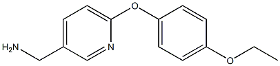 [6-(4-ethoxyphenoxy)pyridin-3-yl]methylamine Struktur