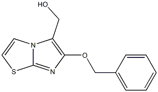 [6-(benzyloxy)imidazo[2,1-b][1,3]thiazol-5-yl]methanol Struktur