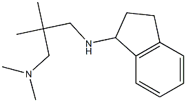 {2-[(2,3-dihydro-1H-inden-1-ylamino)methyl]-2-methylpropyl}dimethylamine Struktur