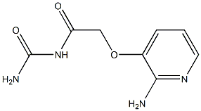 {2-[(2-aminopyridin-3-yl)oxy]acetyl}urea Struktur