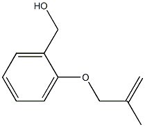 {2-[(2-methylprop-2-en-1-yl)oxy]phenyl}methanol Struktur