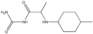 {2-[(4-methylcyclohexyl)amino]propanoyl}urea Struktur