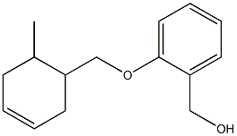 {2-[(6-methylcyclohex-3-en-1-yl)methoxy]phenyl}methanol Struktur