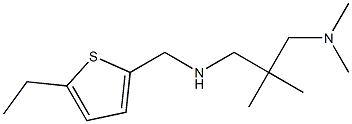 {2-[(dimethylamino)methyl]-2-methylpropyl}[(5-ethylthiophen-2-yl)methyl]amine Struktur