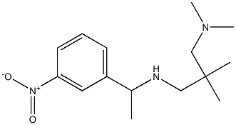 {2-[(dimethylamino)methyl]-2-methylpropyl}[1-(3-nitrophenyl)ethyl]amine Struktur