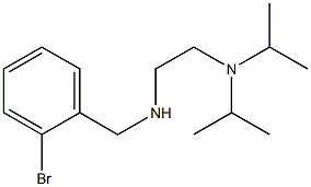 {2-[bis(propan-2-yl)amino]ethyl}[(2-bromophenyl)methyl]amine Struktur