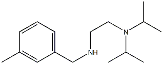 {2-[bis(propan-2-yl)amino]ethyl}[(3-methylphenyl)methyl]amine Struktur