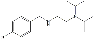 {2-[bis(propan-2-yl)amino]ethyl}[(4-chlorophenyl)methyl]amine Struktur