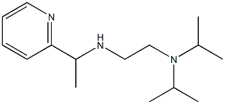 {2-[bis(propan-2-yl)amino]ethyl}[1-(pyridin-2-yl)ethyl]amine Struktur