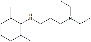 {3-[(2,6-dimethylcyclohexyl)amino]propyl}diethylamine Struktur