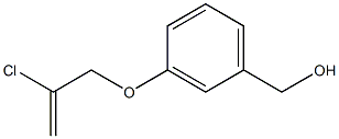 {3-[(2-chloroprop-2-en-1-yl)oxy]phenyl}methanol Struktur