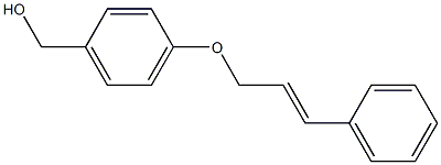 {4-[(3-phenylprop-2-en-1-yl)oxy]phenyl}methanol Struktur