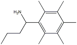 1-(2,3,4,5,6-pentamethylphenyl)butan-1-amine Struktur