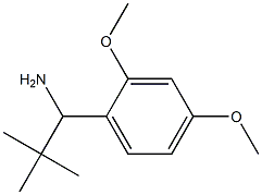 1-(2,4-dimethoxyphenyl)-2,2-dimethylpropan-1-amine Struktur