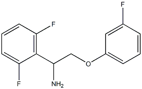 1-(2,6-difluorophenyl)-2-(3-fluorophenoxy)ethanamine Struktur