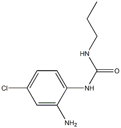 1-(2-amino-4-chlorophenyl)-3-propylurea Struktur