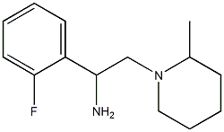 1-(2-fluorophenyl)-2-(2-methylpiperidin-1-yl)ethanamine Struktur