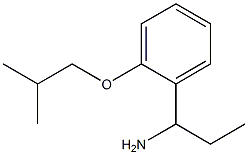 1-(2-isobutoxyphenyl)propan-1-amine Struktur