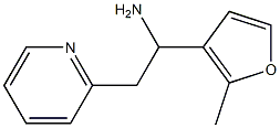 1-(2-methylfuran-3-yl)-2-(pyridin-2-yl)ethan-1-amine Struktur