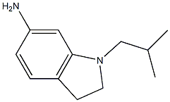 1-(2-methylpropyl)-2,3-dihydro-1H-indol-6-amine Struktur