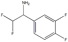 1-(3,4-difluorophenyl)-2,2-difluoroethan-1-amine Struktur