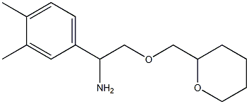 1-(3,4-dimethylphenyl)-2-(oxan-2-ylmethoxy)ethan-1-amine Struktur