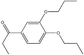 1-(3,4-dipropoxyphenyl)propan-1-one Struktur