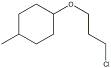 1-(3-chloropropoxy)-4-methylcyclohexane Struktur