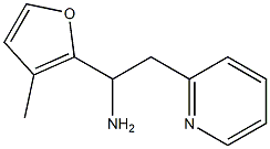 1-(3-methylfuran-2-yl)-2-(pyridin-2-yl)ethan-1-amine Struktur